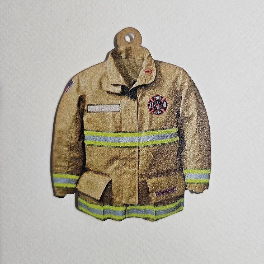 Firefighter Jacket Christmas Ornament